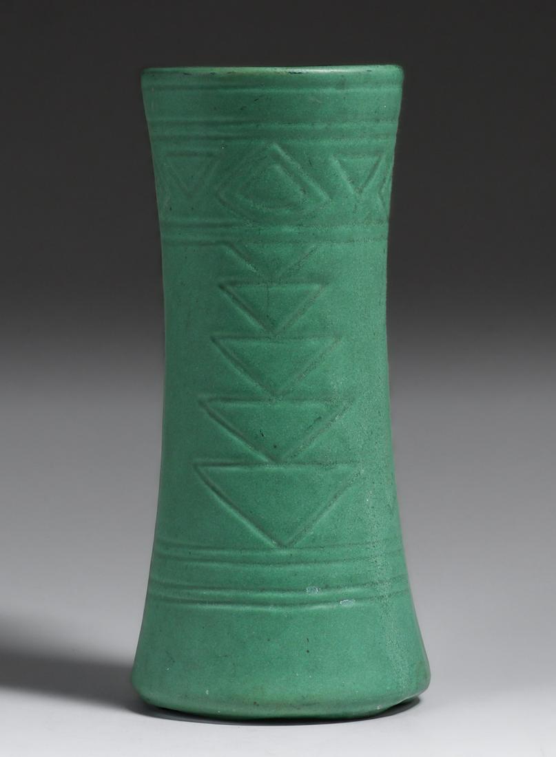 Weller Pottery Matte Green Vase c1910s (1 of 3)