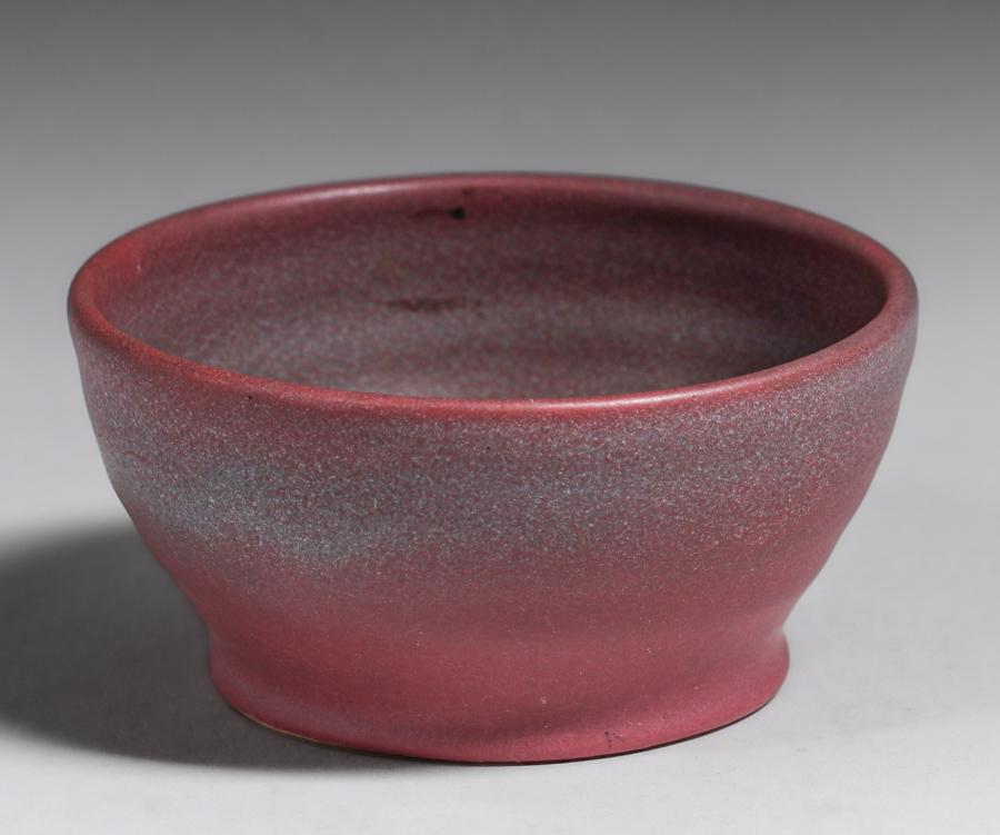 Van Briggle Matte Red Bowl c1950s (1 of 4)