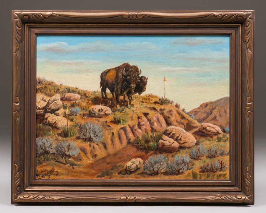 Al Lee (Albert) Shelton Buffalo Painting  Maeting  1960 (1 of 5)