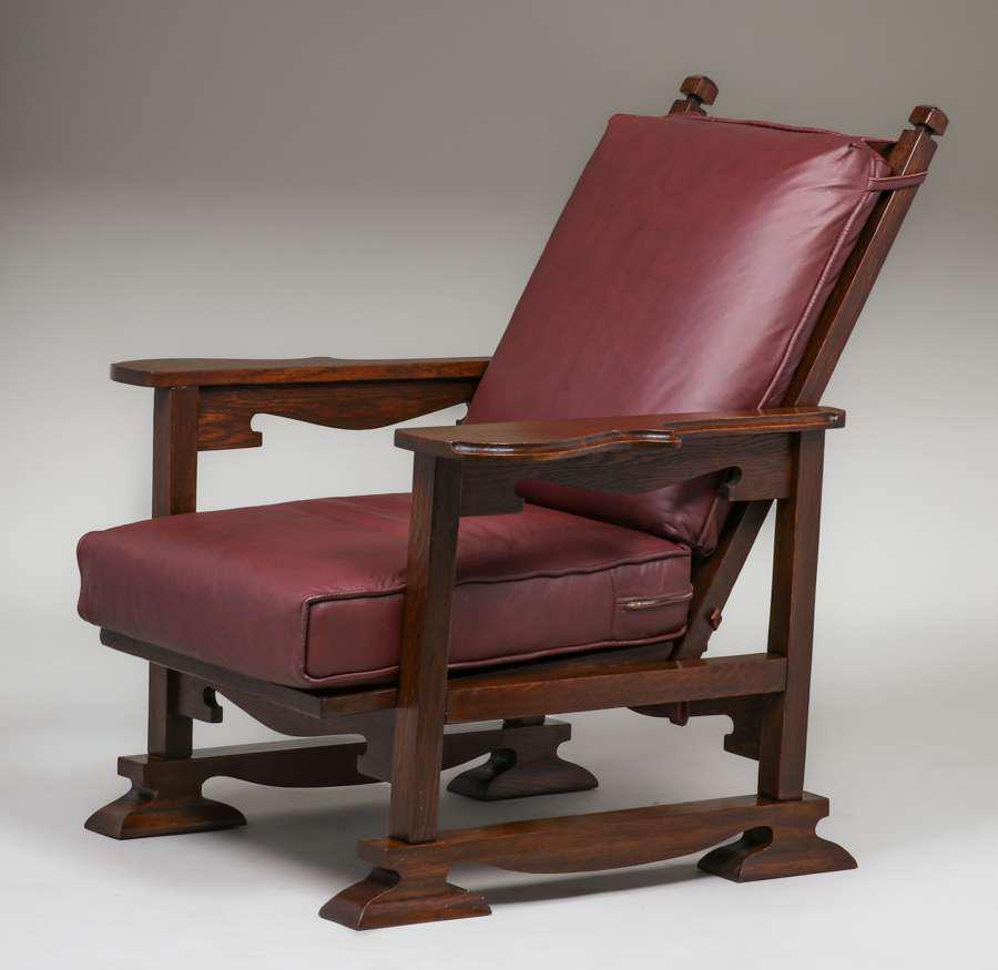 Delaware County Morris Chair Rose Valley Design c1910 (1 of 3)