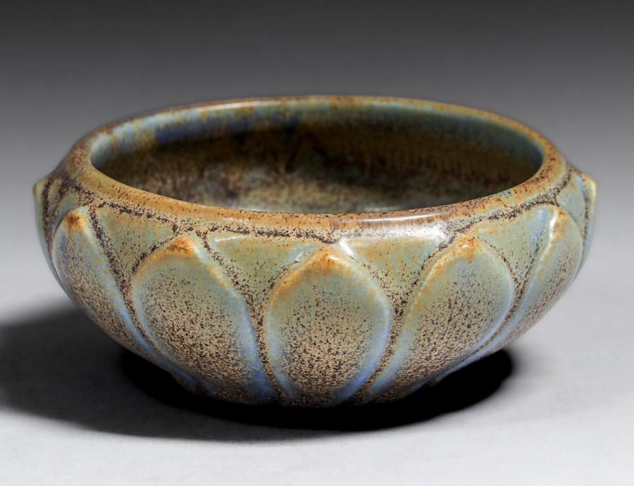 Rookwood Pottery #2128 Speckled Matte Glazed Bowl 1916 (1 of 4)