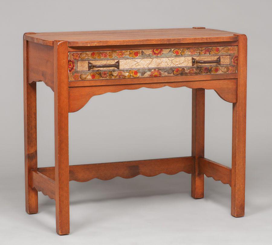 Monterey Furniture Co - Los Angeles One-Drawer Table c1930s (1 of 4)
