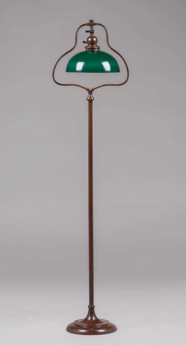 Handel Floor Lamp Emeralite Shade c1910s (1 of 5)