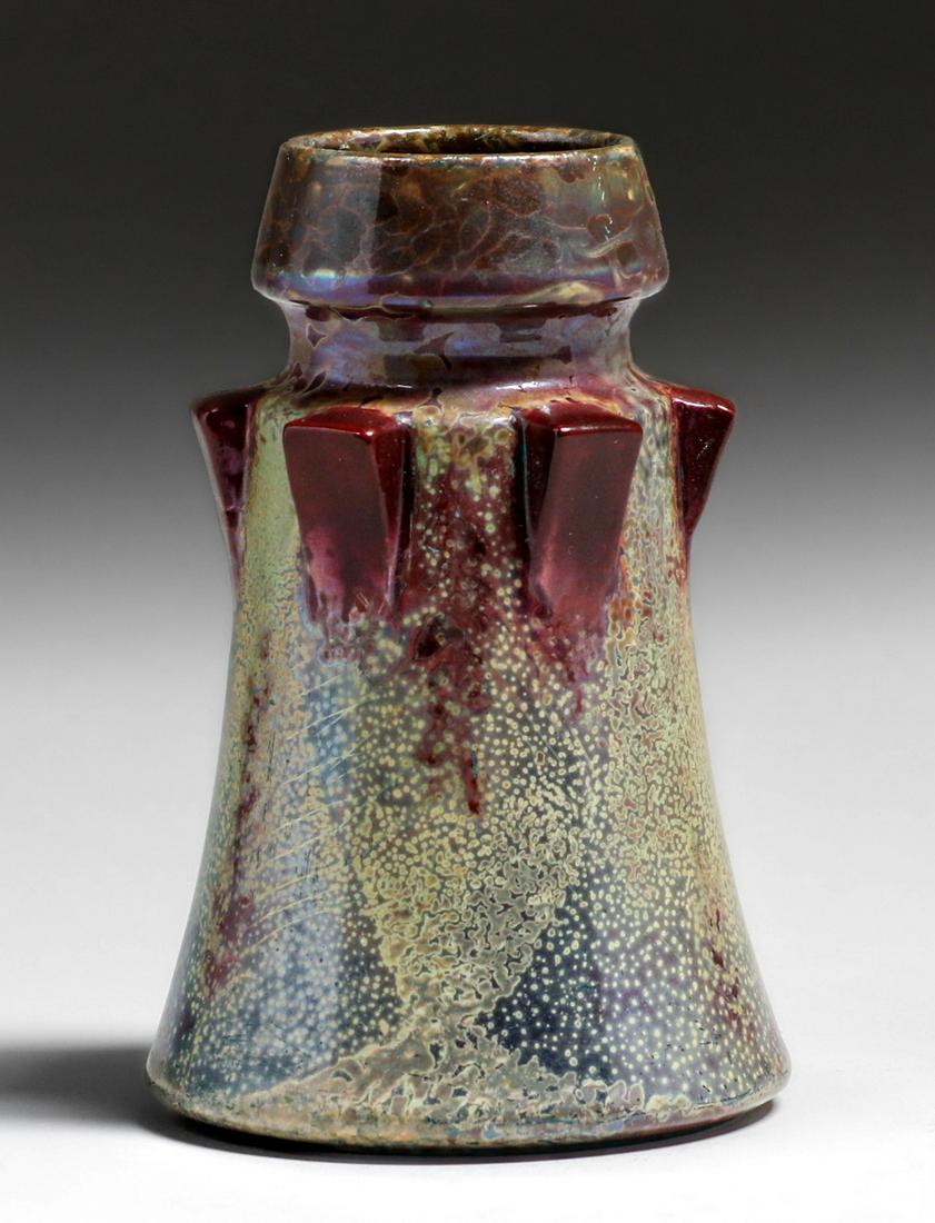 Clement Massier Iridescent Vase c1900 (1 of 4)