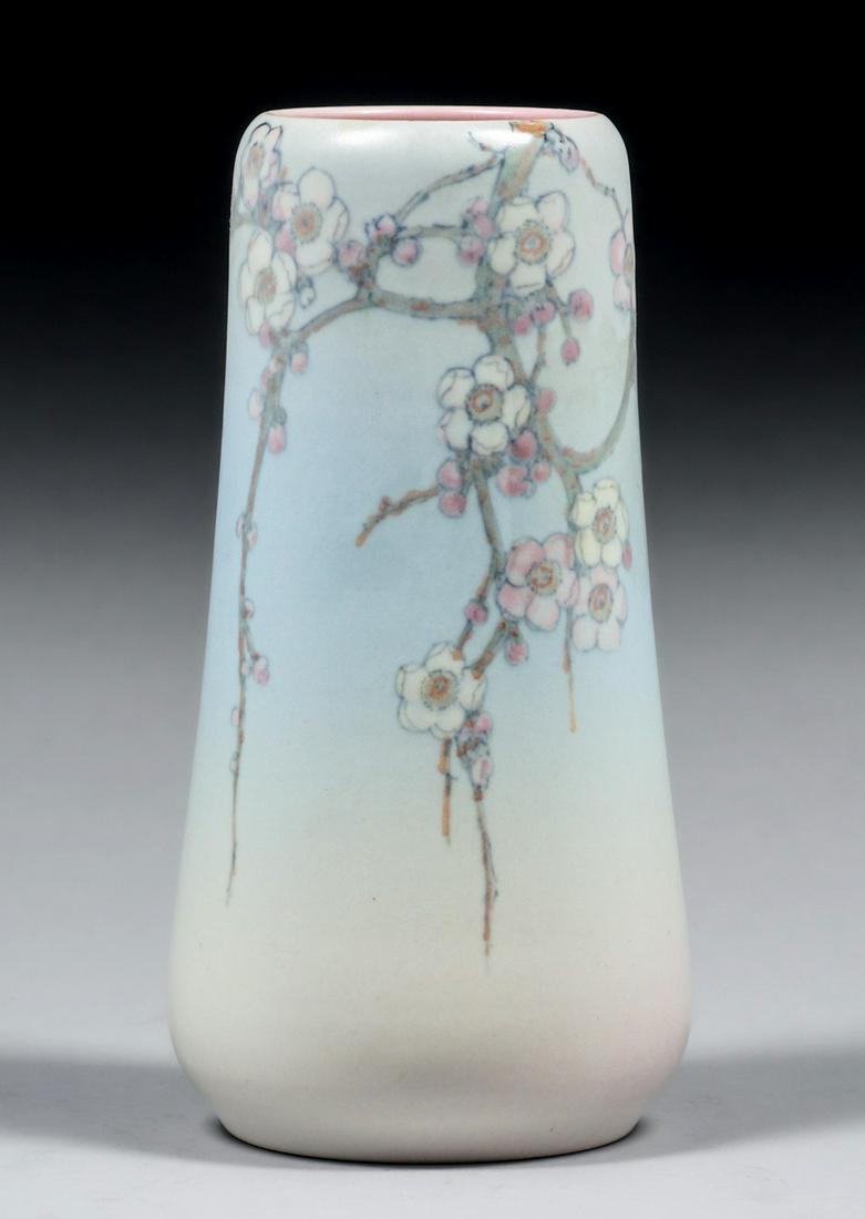 Rookwood Pottery Ed Diers Cherry Blossom Vase 1930 (1 of 4)