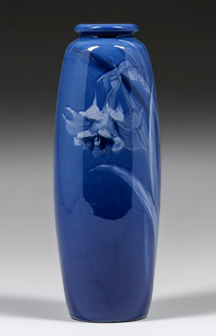 Weller Blue Louwelsa Daffodil Vase c1900 (1 of 4)