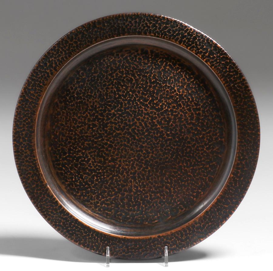 Early Roycroft Hammered Copper Tray c1905 (1 of 4)