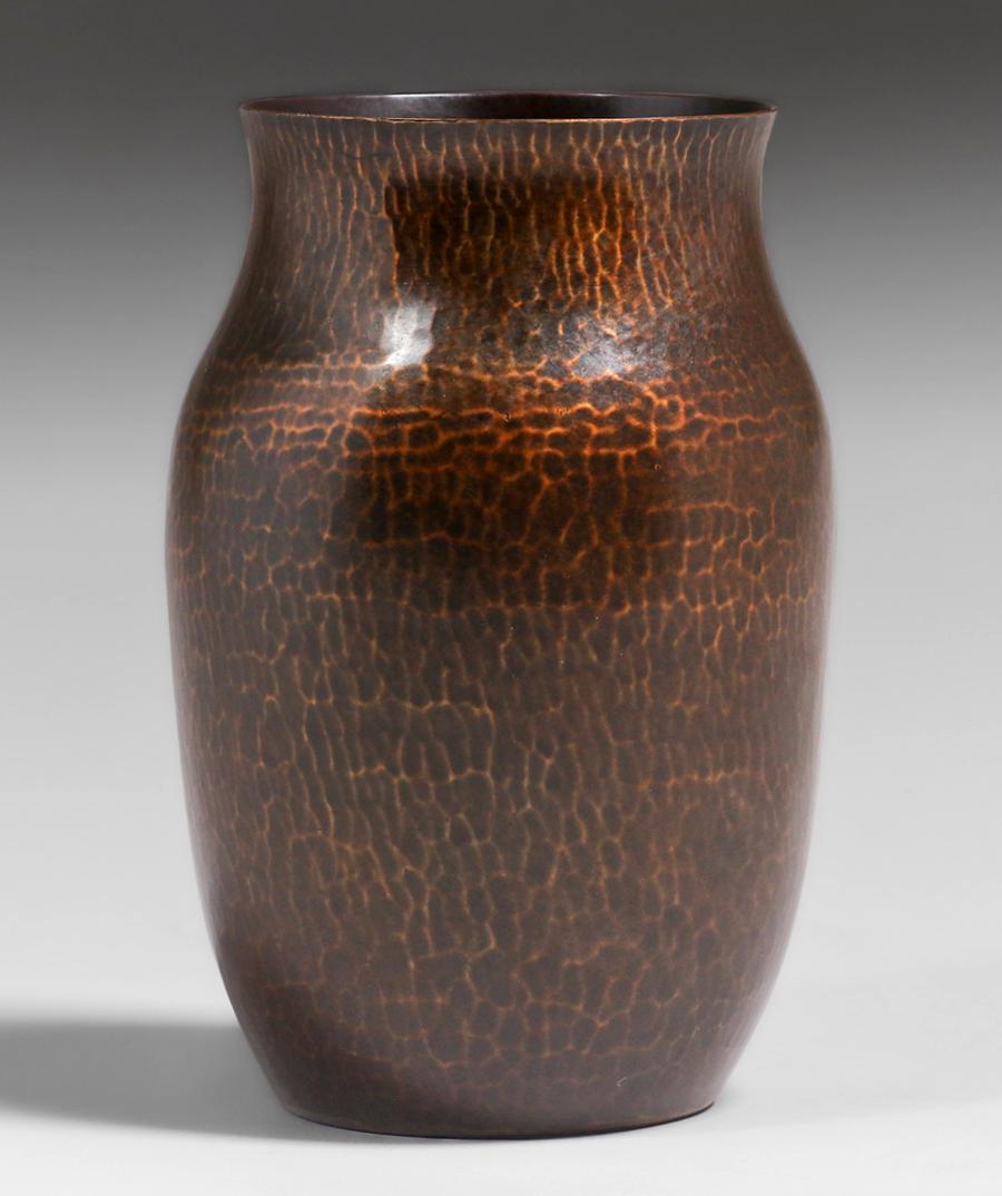 Dirk van Erp Hammered Copper Vase c1930s (1 of 4)