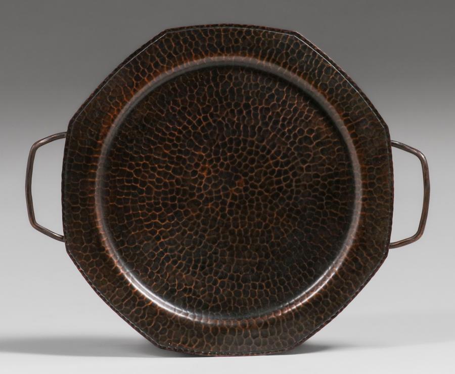 Roycroft Hammered Copper Two-Handled Tray c1920s (1 of 6)