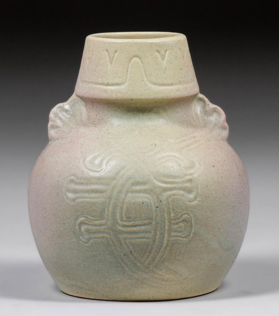 Owens Pottery Arts & Crafts Vase c1910 (1 of 3)