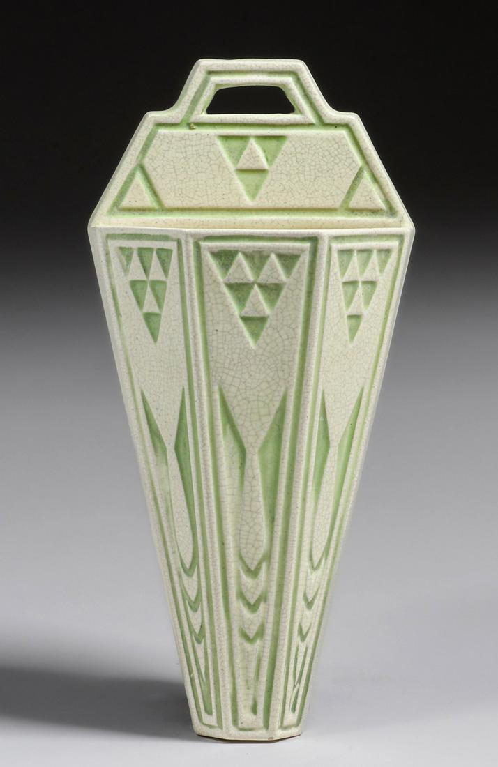 Roseville Ceramic Design Wall Pocket c1910s (1 of 3)