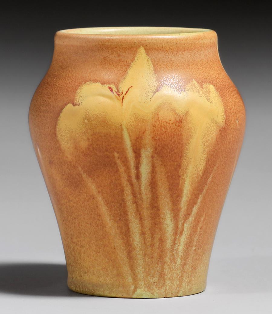 Rookwood Pottery Amelia B. Spraque Floral Painted Mat Vase 1901 (1 of 4)