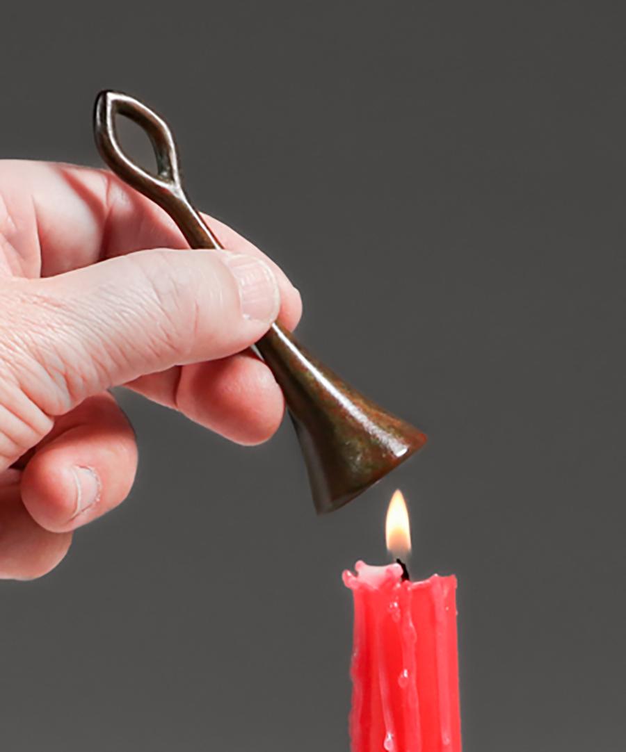 Tiffany Studios Bronze Candle Snuffer c1910s (1 of 3)