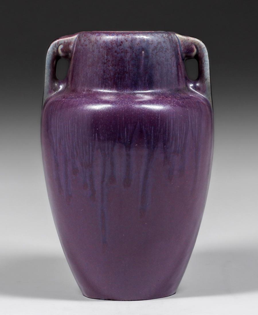 Fulper Pottery #659 Matte Purple Violet Vase c1910s (1 of 4)