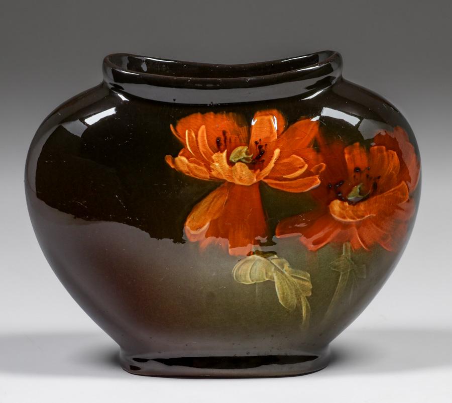 Louwelsa Weller Pillow Vase c1890s (1 of 3)