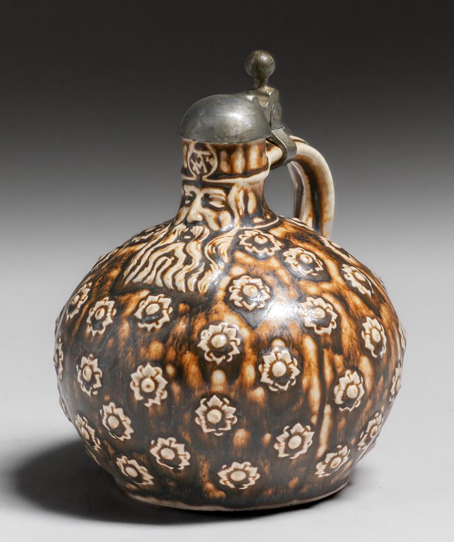 German or Dutch Ceramic One-Handled Jug c1910 (1 of 7)