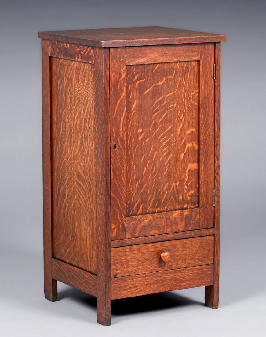 Lakeside Crafts Shop - Sheboygan, WI One-Door Double Cellarette c1910 (1 of 5)