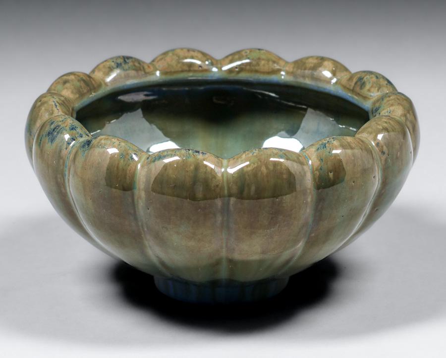 Fulper Pottery Scalloped Bowl c1910s (1 of 5)