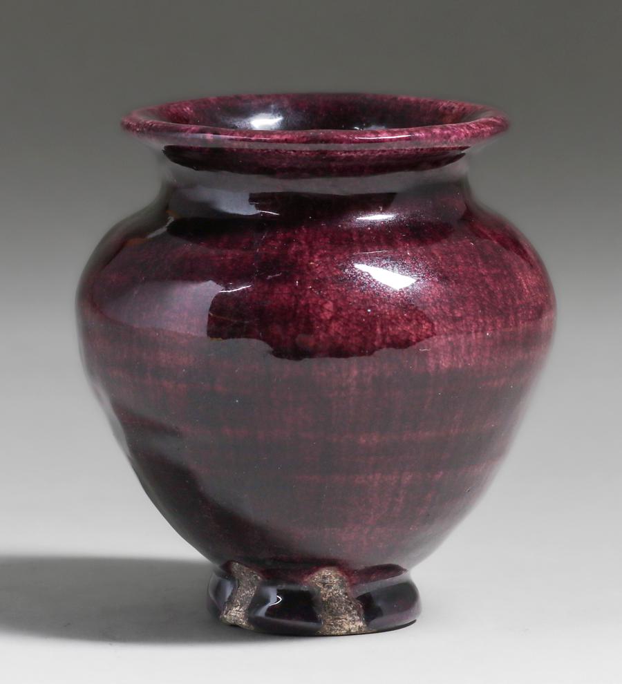 Volkmar Pottery - Durant Kilns Chinese Purple Vase 1915 (1 of 4)