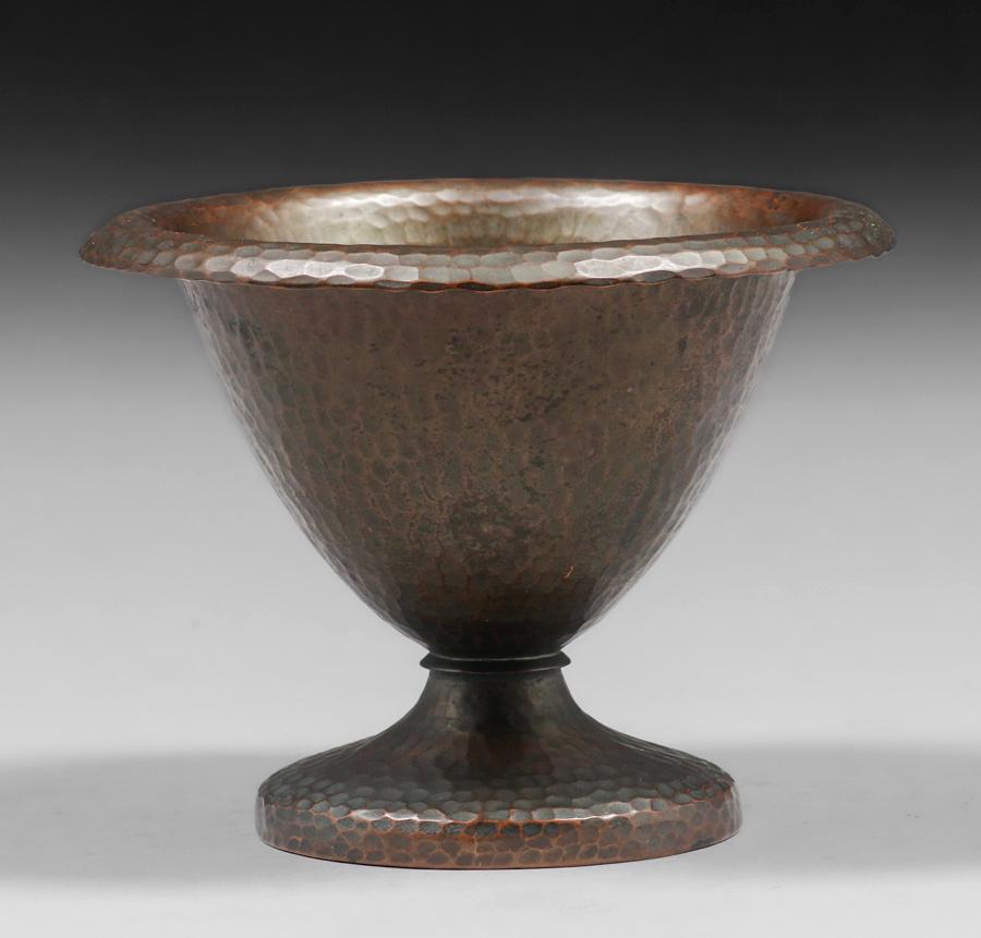 Roycroft Hammered Copper Vase c1920s (1 of 4)
