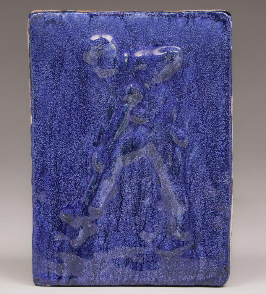Enfield Pottery & Tile Work Figural Tile 1907 (1 of 4)