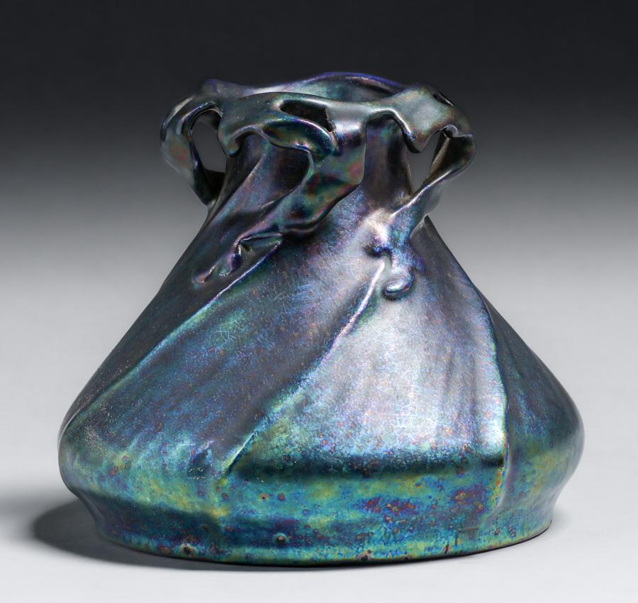 Heliosine - Austrian Art Nouveau Vase c1900s (1 of 4)