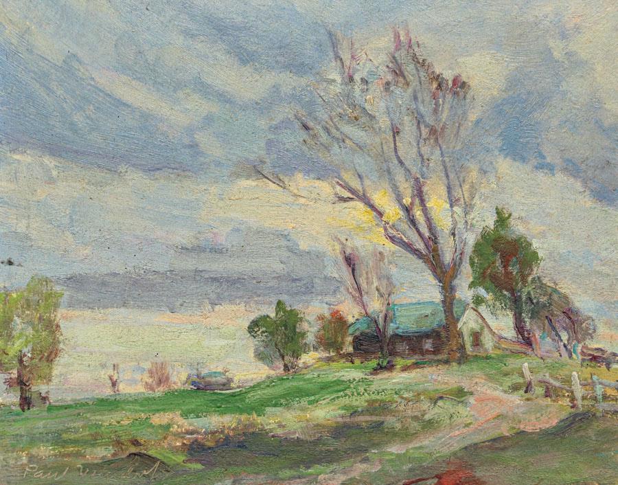 Paul Friederich Weindorf Impressionist Painting 1912: Paul Friederich Weindorf (1887-1965) Impressionist Painting 1912. Weindorf was a German born Los Angeles artist. Signed. Excellent condition. 8"h x 10"w. Frame 13.25”h x 15.50”w. Spend $50