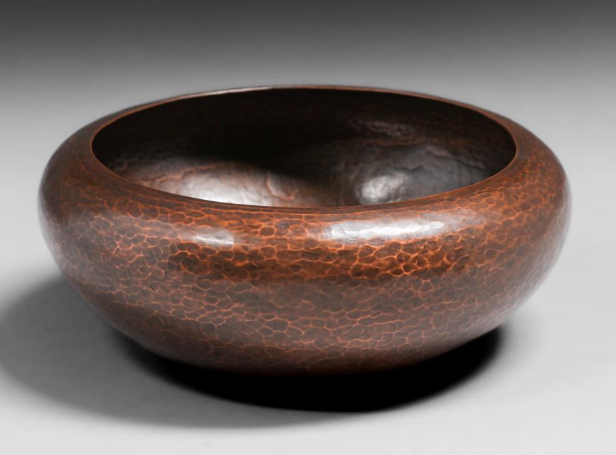 Falick Novick - Chicago Hammered Copper Bowl c1910s (1 of 4)