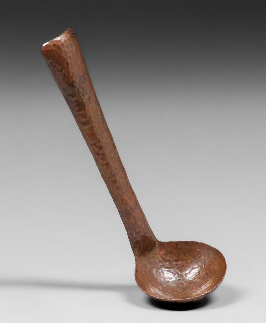 Arts & Crafts Hammered Copper Spoon Ladel c1910s (1 of 3)