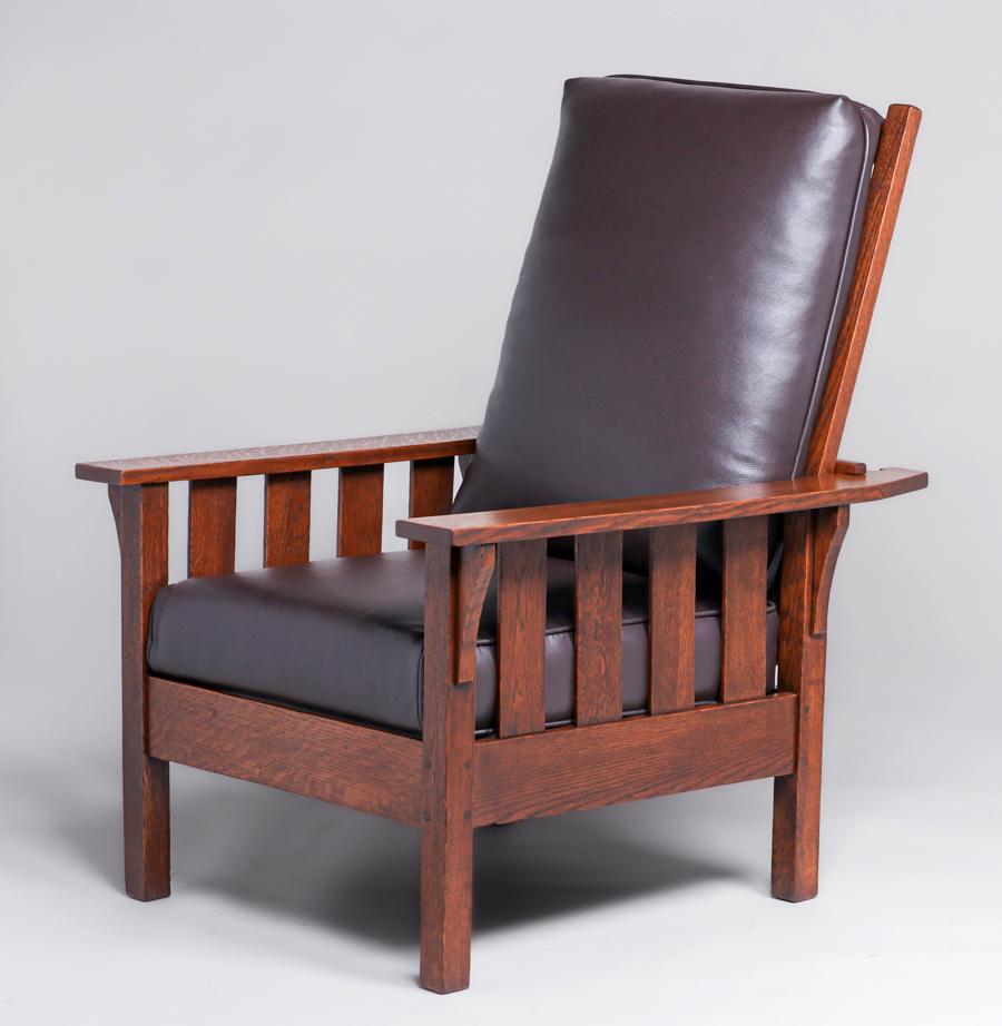 JM Young Slatted Morris Chair c1910 (1 of 4)