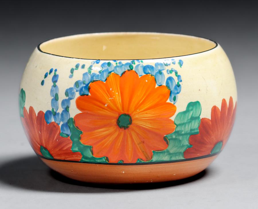 Clarice Cliff Art Deco "Bizarre" Floral Bowl c1930s (1 of 4)