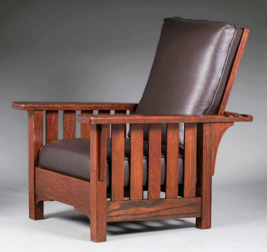 Grand Rapids Slatted Morris Chair c1910 (1 of 3)