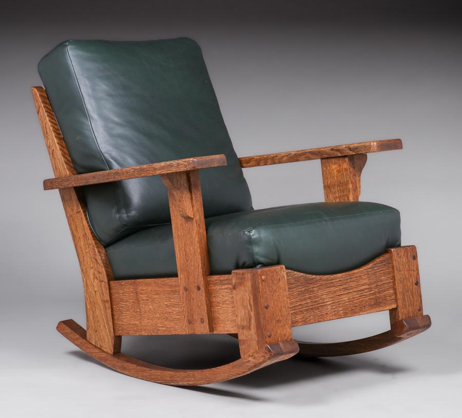 Limbert #819 Large Rocker C1910 Auction
