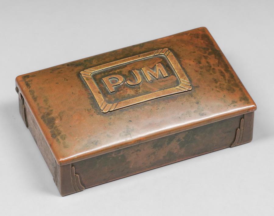 Alaska Artisans - Juneau (Albert Berry) Hammered Copper Box 1906 (1 of 6)