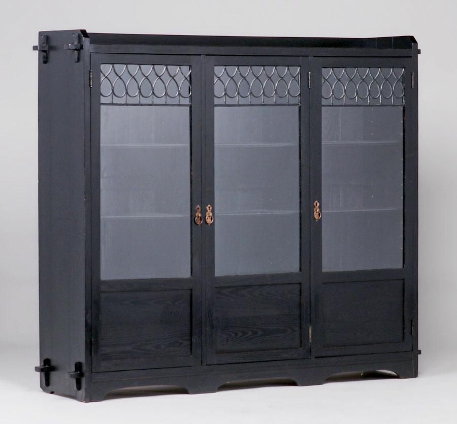 Early Limbert Three-Door Leaded Glass Bookcase c1902-1905 (1 of 3)