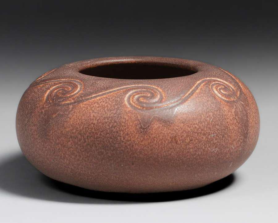 Rookwood Pottery #214 Closed Bowl 1909 (1 of 4)