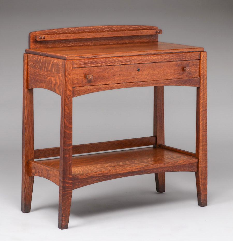 Limbert One-Drawer Reverse-Tapered Server c1910 (1 of 5)