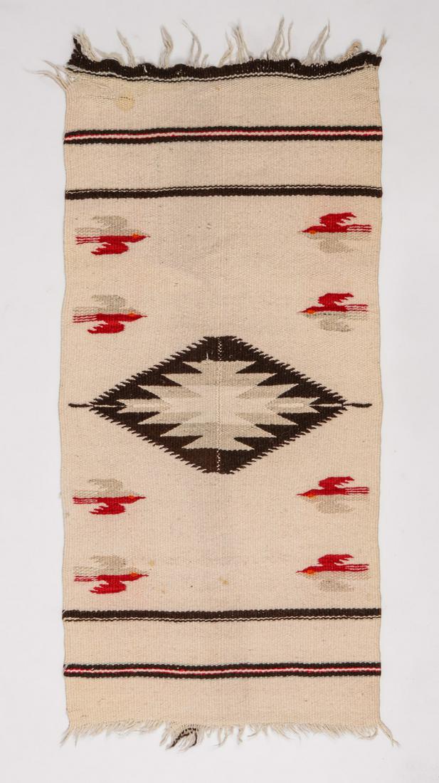 Chimayo Native American Hand-Woven Weaving c1940s (1 of 4)