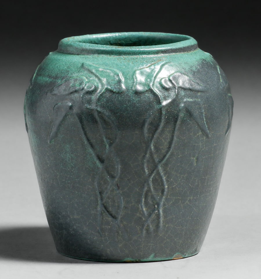 Ozark Pottery St Louis, Mo Vase C19071910 Auction