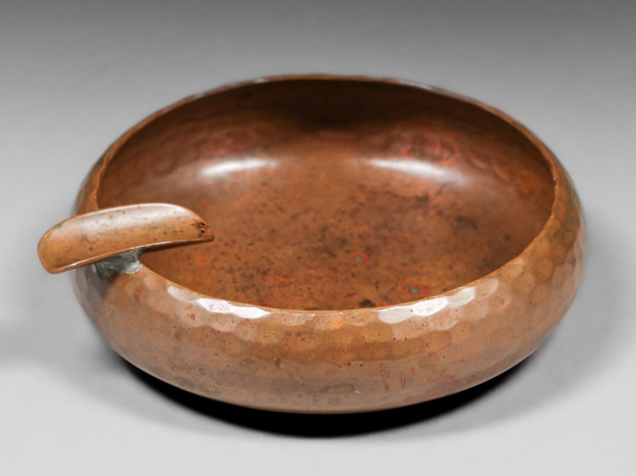Roycroft Hammered Copper Ashtray C1920s Auction