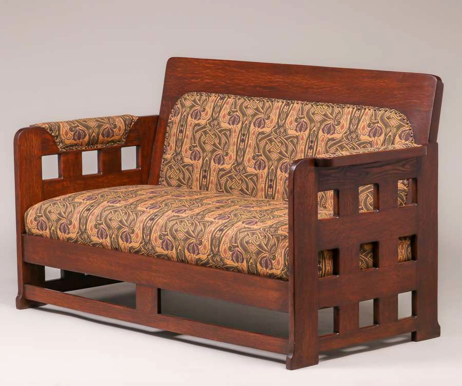 Karpen Furniture Co – Chicago Cutout Sofa c1910 (1 of 4)
