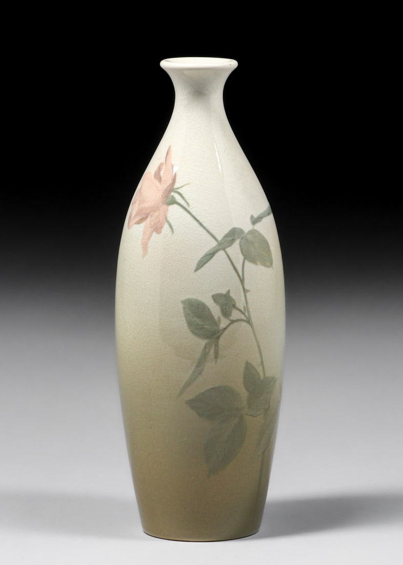 Rookwood Pottery Constance A. Baker Floral Iris Vase 1898 (1 of 7)