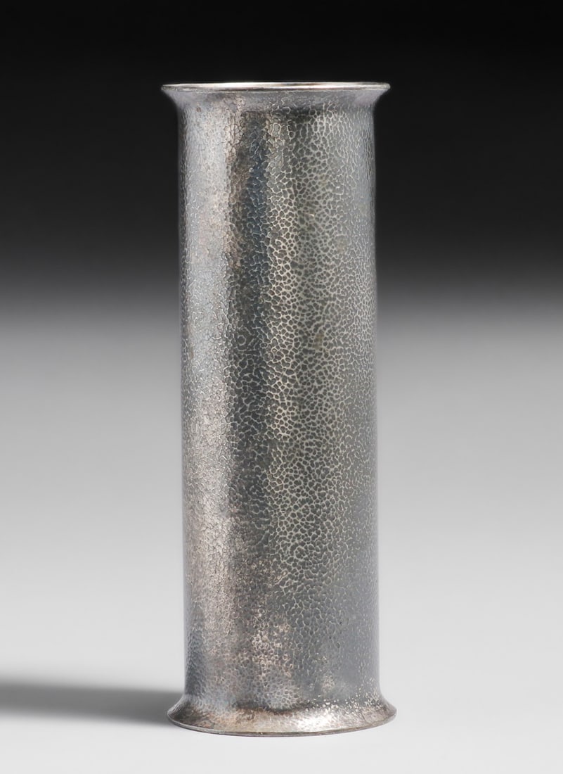 Wilcox Silverplate Cylinder Vase c1920 (1 of 4)