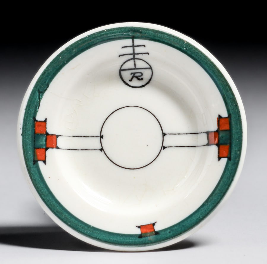 Roycroft Buffalo China Small Plate c1920s (1 of 4)