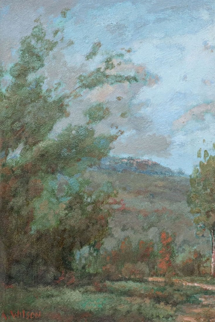 Agnes Wilson (1888-1950) Gilroy, CA Painting c1920s (1 of 2)