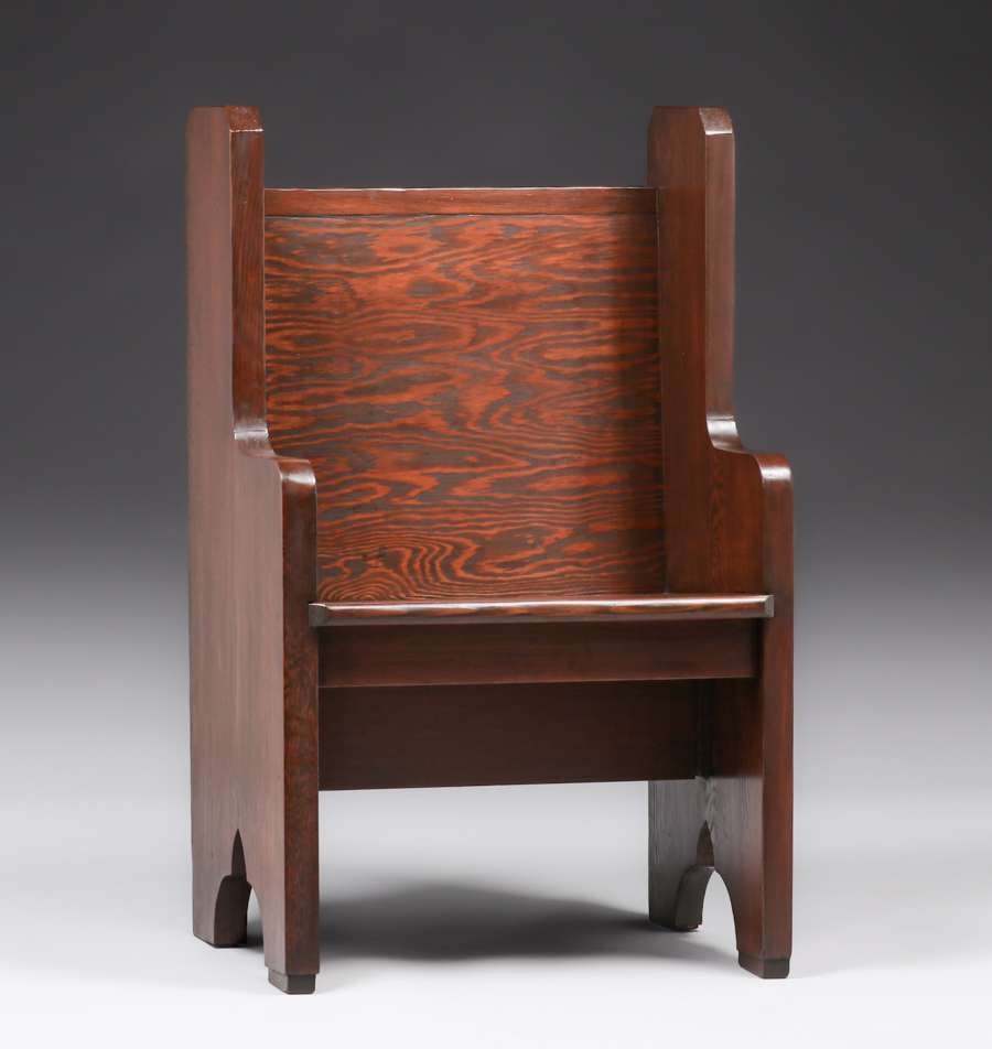 California Arts & Crafts Douglas Fir Bernard Maybeck Style Bench c1905 (1 of 3)