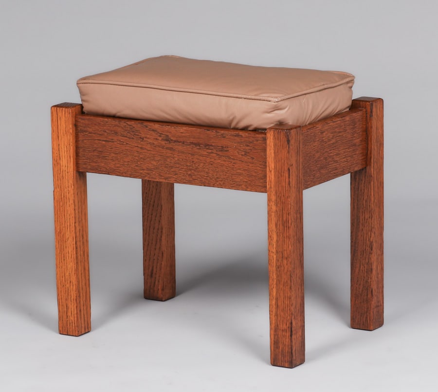 Stickley Brothers Oak Footstool c1910 (1 of 4)
