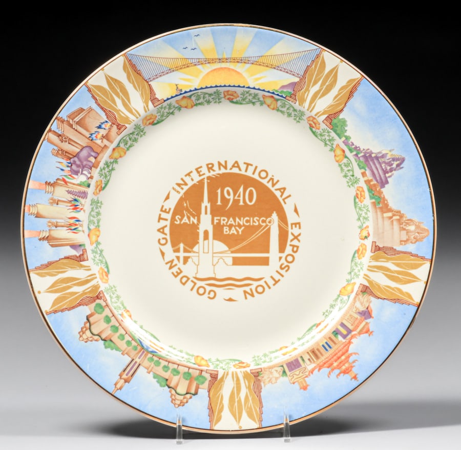 Homer Loughlin Golden Gate International Exposition Plate 1940 (1 of 4)