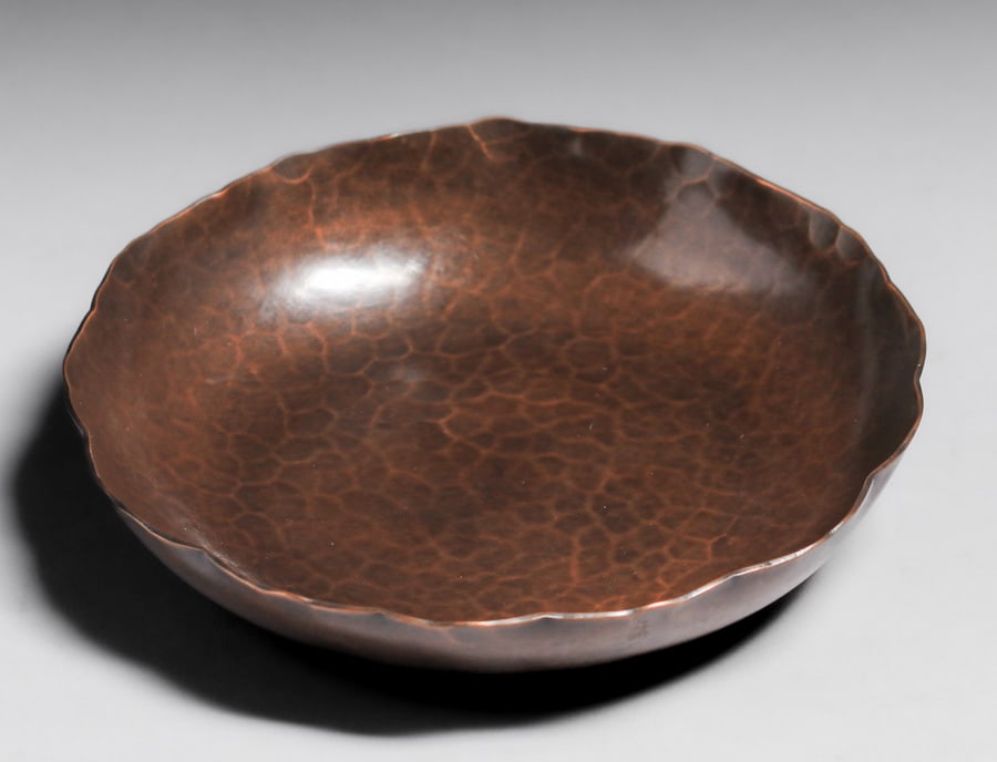 Arthur Cole - Avon Coppersmith Hammered Copper Small Bowl c1930s (1 of 6)