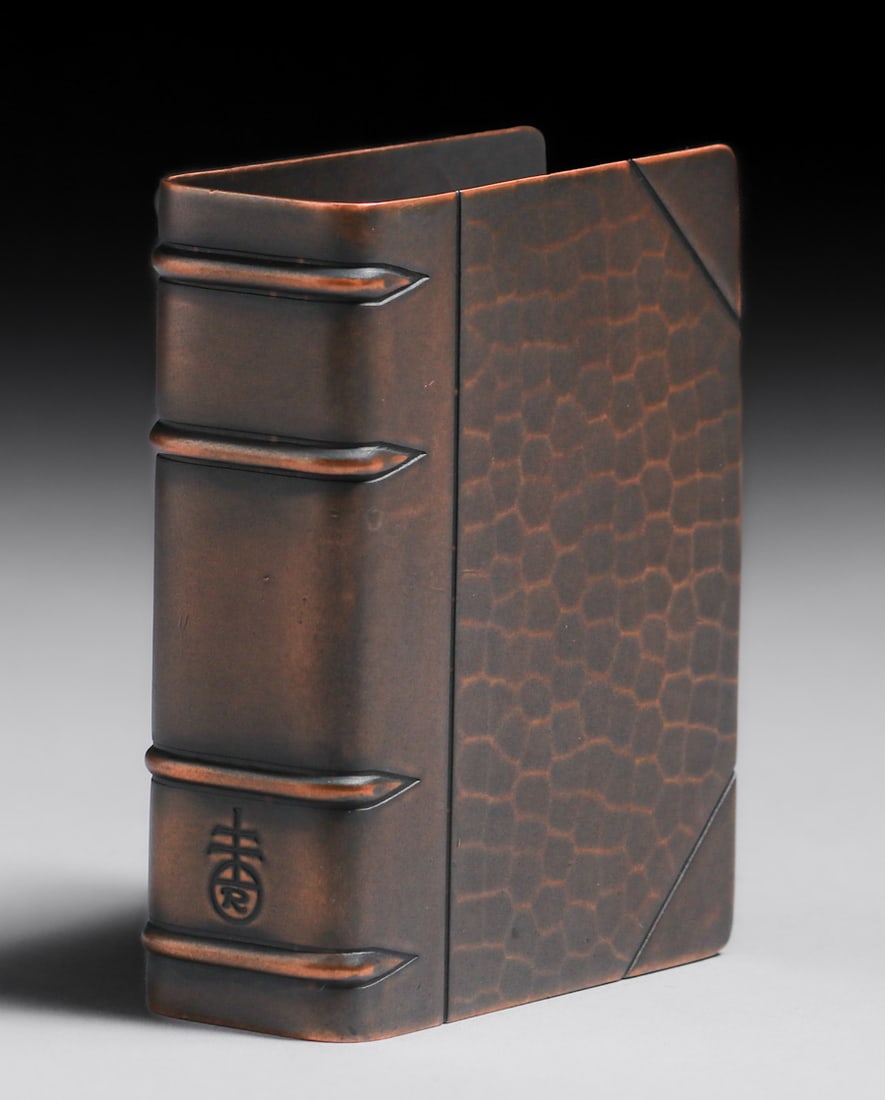Roycroft Hammered Copper Match Box Cover c1920s (1 of 6)